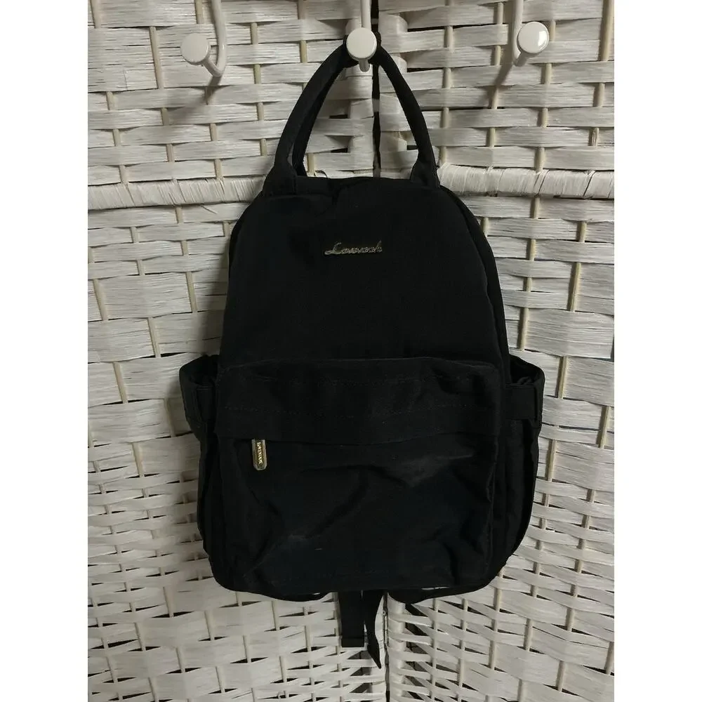 Lovevook 12” Backpack w/ USB & Multiple Pockets, Gold‎ Zipper